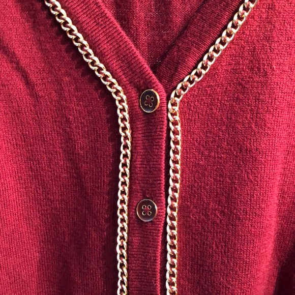 Merona Burgundy Cardigan Sweater - XXL - Picture 3 of 7